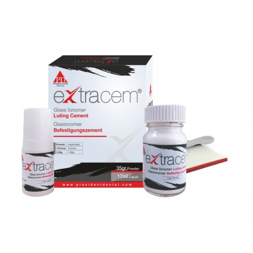 ExtraCem (ЭкстраЦем) -стеклоиономерный цемен для фиксации - 35гр+17мл.Германия Аналог Фуджи1