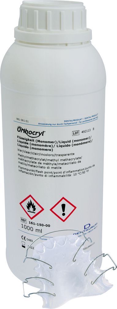 Orthocryl жидкость 1000 мл  мономер  0,935кг